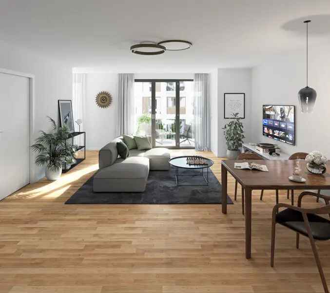 Trendviertel-Wohnung mit Südbalkon und modernem Design