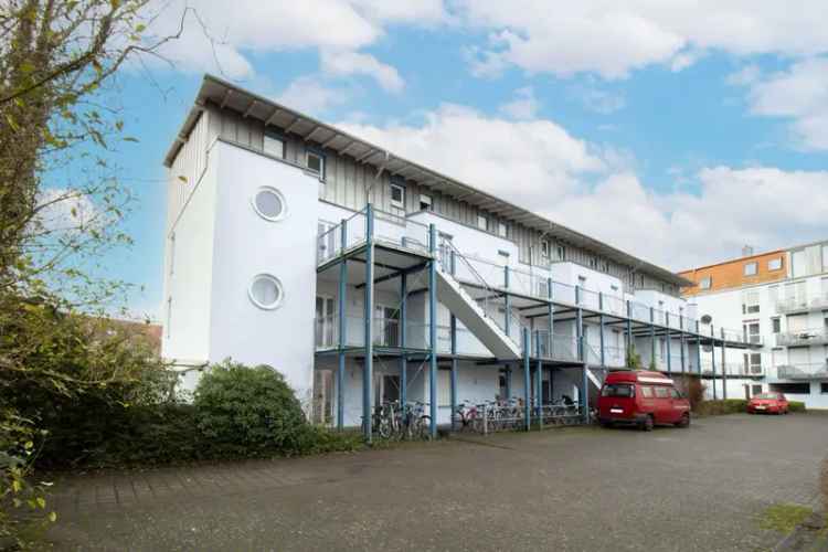 Vermietete Maisonettewohnung in Greifswald mit Balkon und Stellplatz