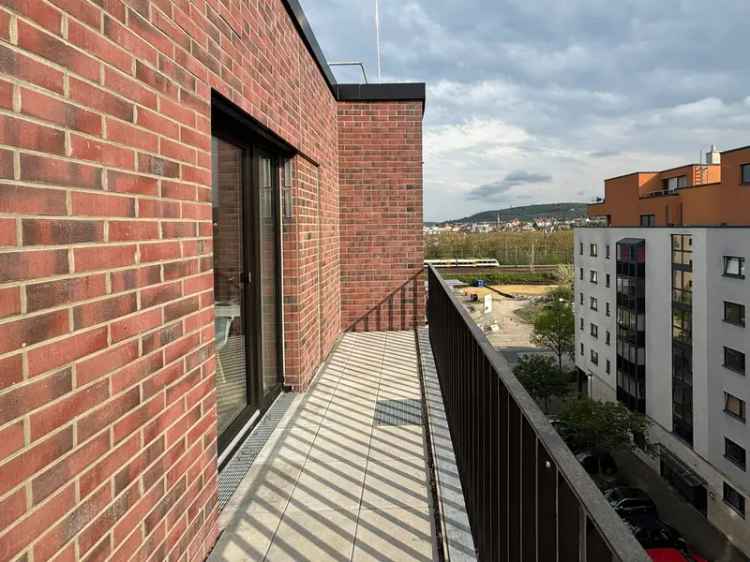 Neubau 2023 – Möbliertes 1 Zimmer-Apartment mit Einbauküche und Dachterrasse – Typ D8 – Stichstraße