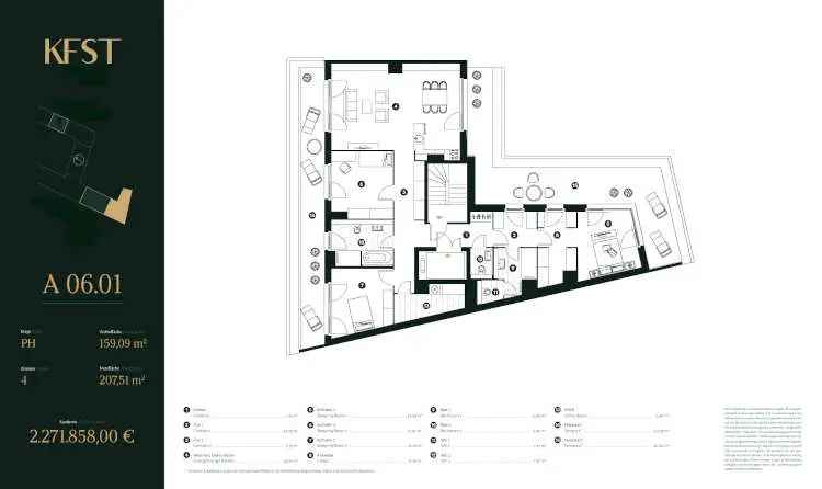 Penthouse mit Terrasse