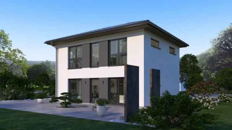 04/2025 ▷ MODERNES WOHNHAUS MIT ELEGANTEM WALMDACH