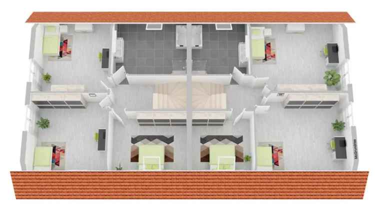 Effizienzhaus A+: NEUBAU von 111 m²-DHH - auf tollem Grundstück